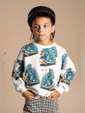 Play Condition Rock Your Kid Hello Dino Sweatshirt Sz 8